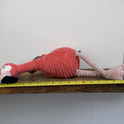 Jellycat Cordy Roy Flamingo - Pink Corduroy Beanie Flamingo Bird Retired 16"