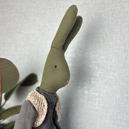 Maileg Large Diana - Large Brown Bunny Diana - Retired 2011 - Brown Bunny