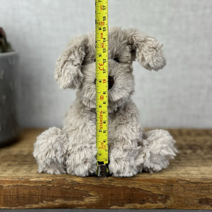 Jellycat Small Riley Fuddlewuddle Pup - New Grey White Company Exclusive 6”