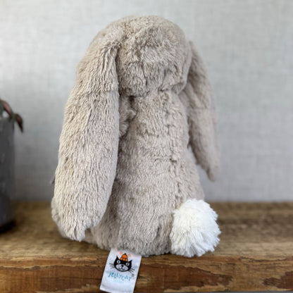 Jellycat Medium Bashful Beige Posy Blossom Bunny - Beige Bunny Floral Ears 12”