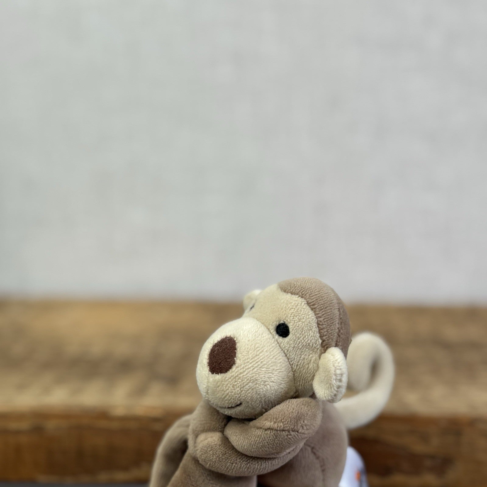 Jellycat My First Monkey Soother - Monkey Comforter Toy Brown Velour 8”