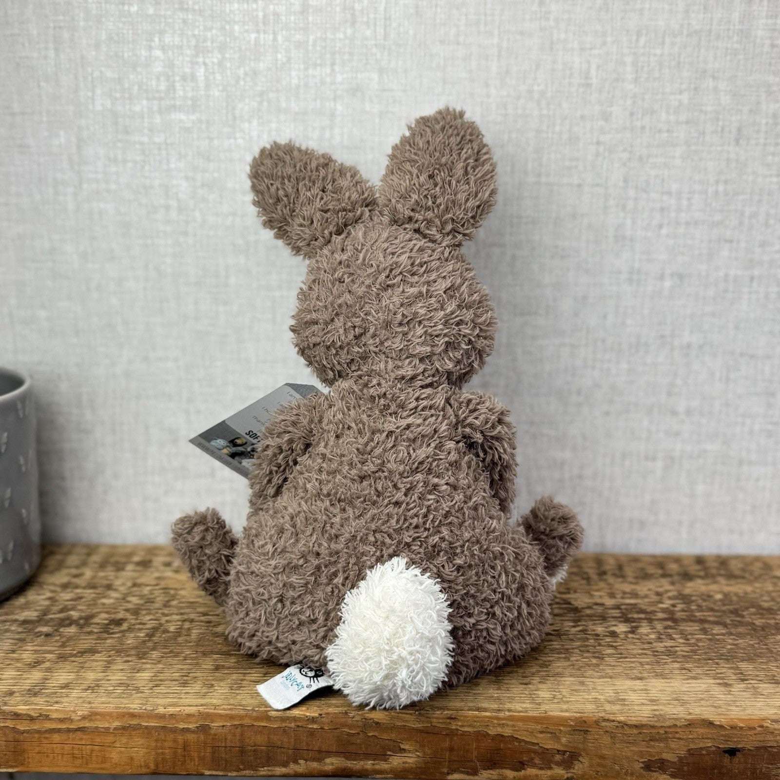 Jellycat Hetty Hare - Brown Curly Haired Rabbit Medium Soft Toy Retired 12"