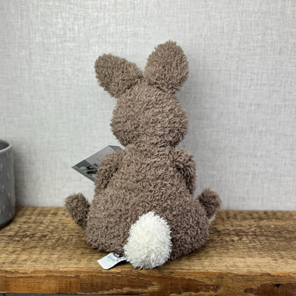 Jellycat Hetty Hare - Brown Curly Haired Rabbit Medium Soft Toy Retired 12"