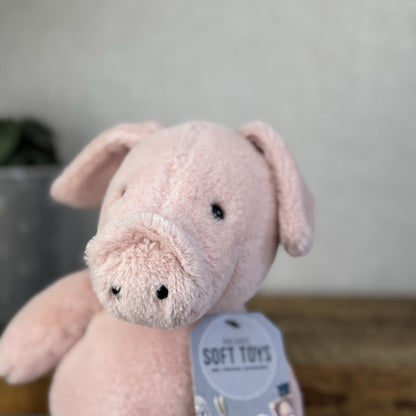 Jellycat Nimbus Pig - Chunky Retired Pink Piglet Soft Toy Plush Rare 9”