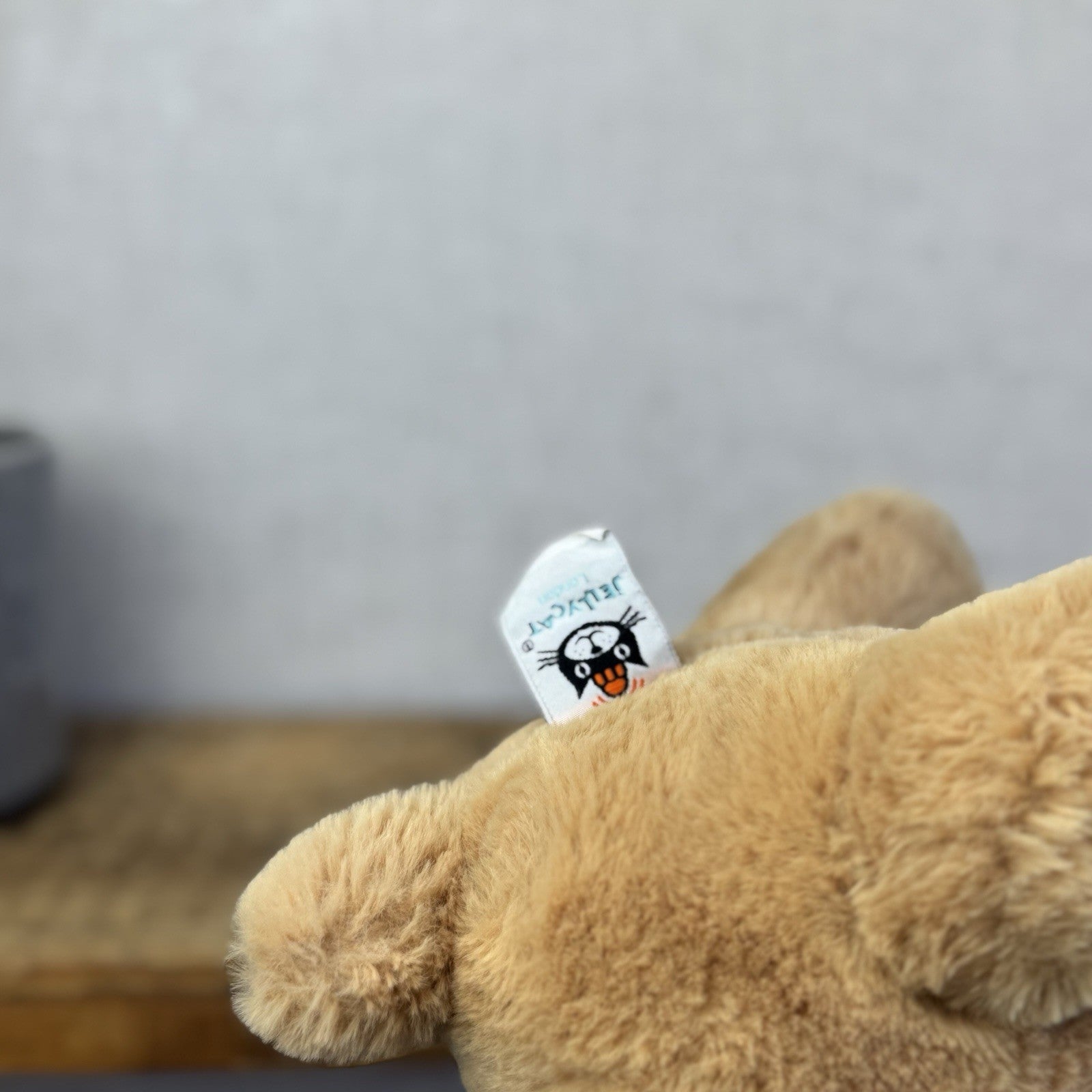 Jellycat Medium Puffles Bear - Soft Light Beige Super Soft Bear Retired 12" (#2)