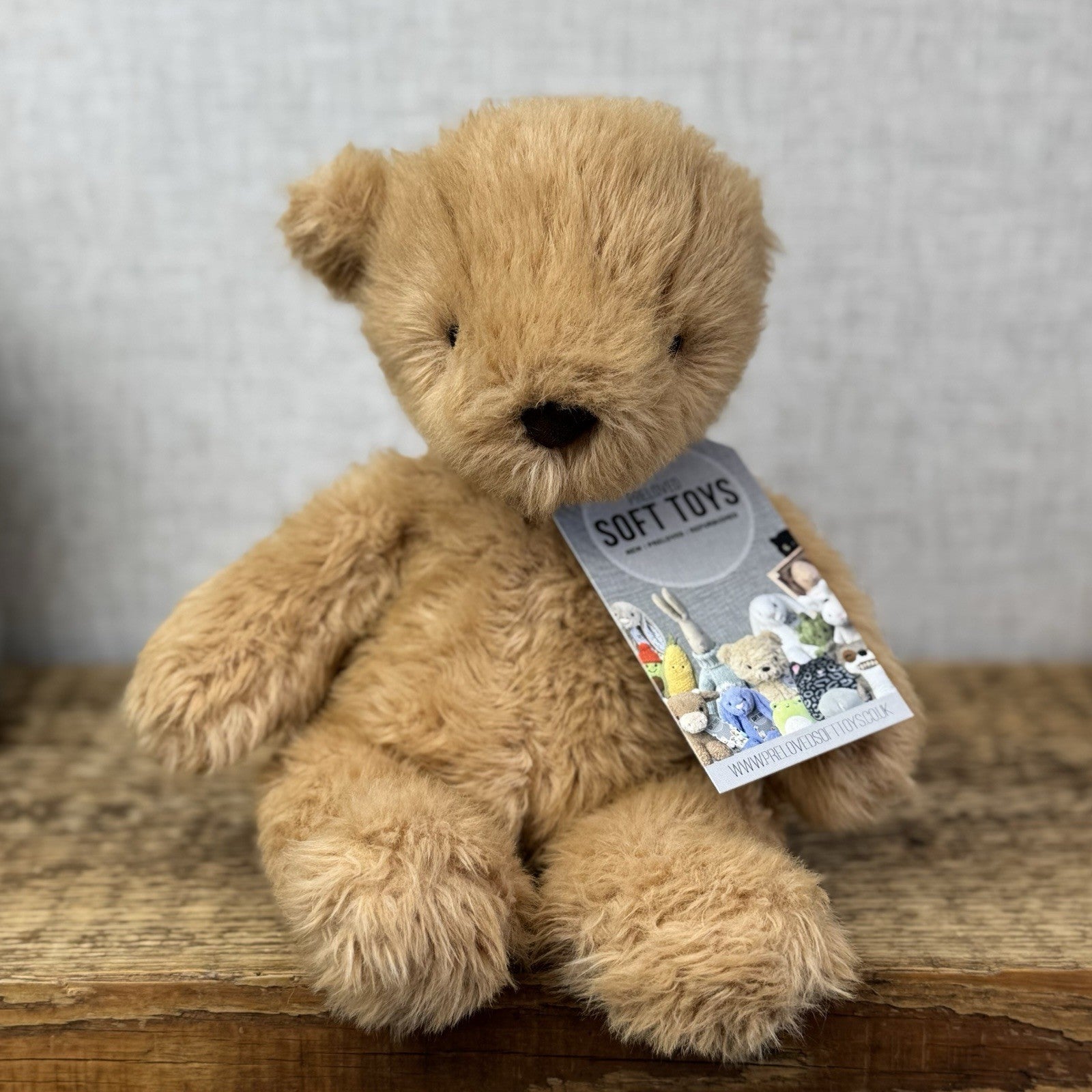 Jellycat Small Benjamin Bear - Maple Colour Small Beanie Bear Plush NWOT 10"