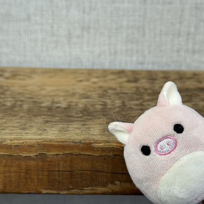 Squishmallow Squishville - Peter Pink Piglet Rare Miniature Farm Animal