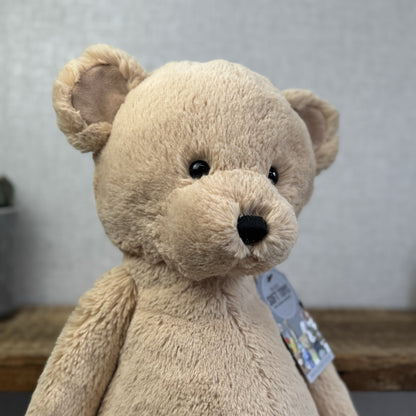 Jellycat Huge/Big Bashful Bear Honey Bear Cub Soft Toy Rare Retired NWOT 21"