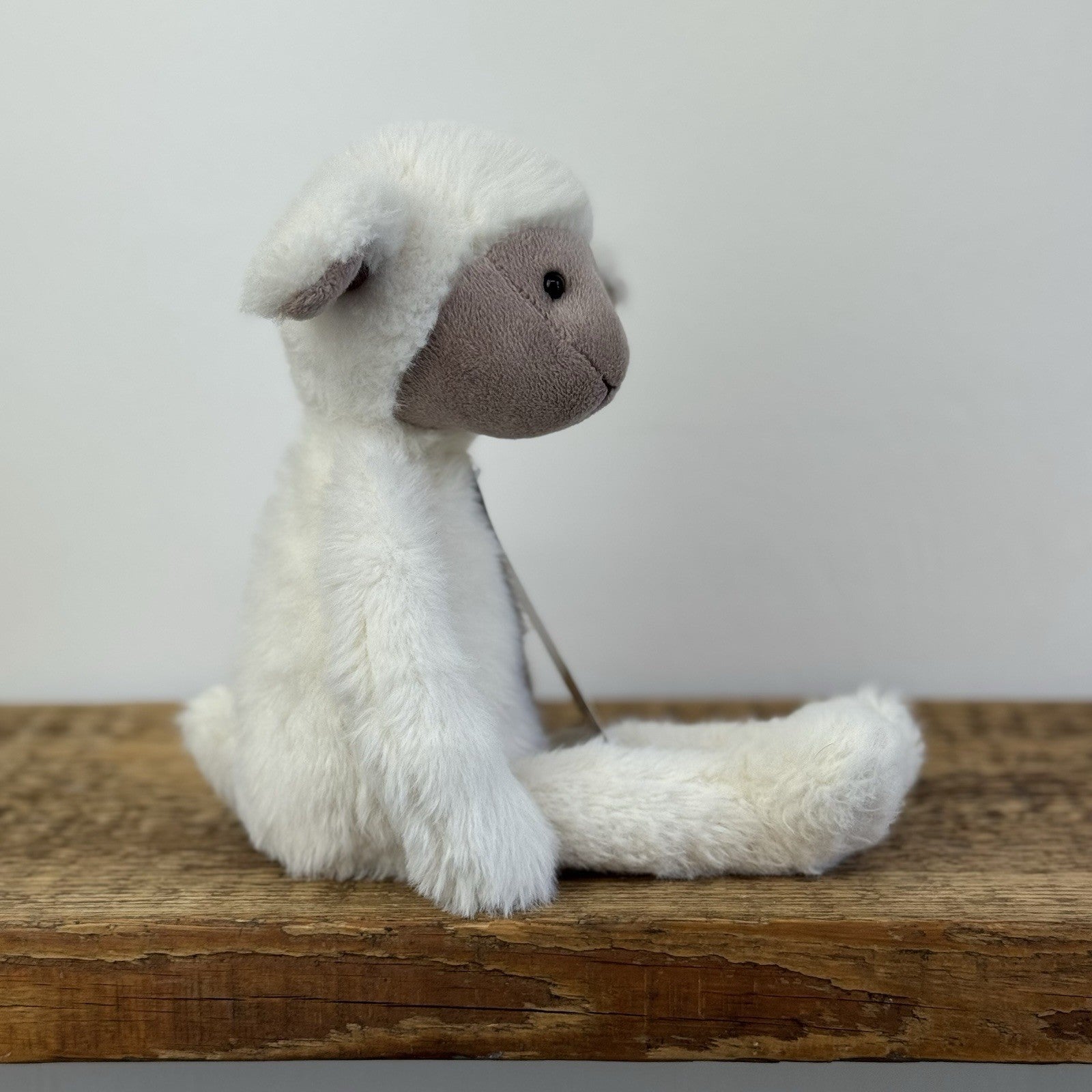 Jellycat Sweetie Lamb - Medium Fluffy Beige Face Lamb Retired/Rare 12"