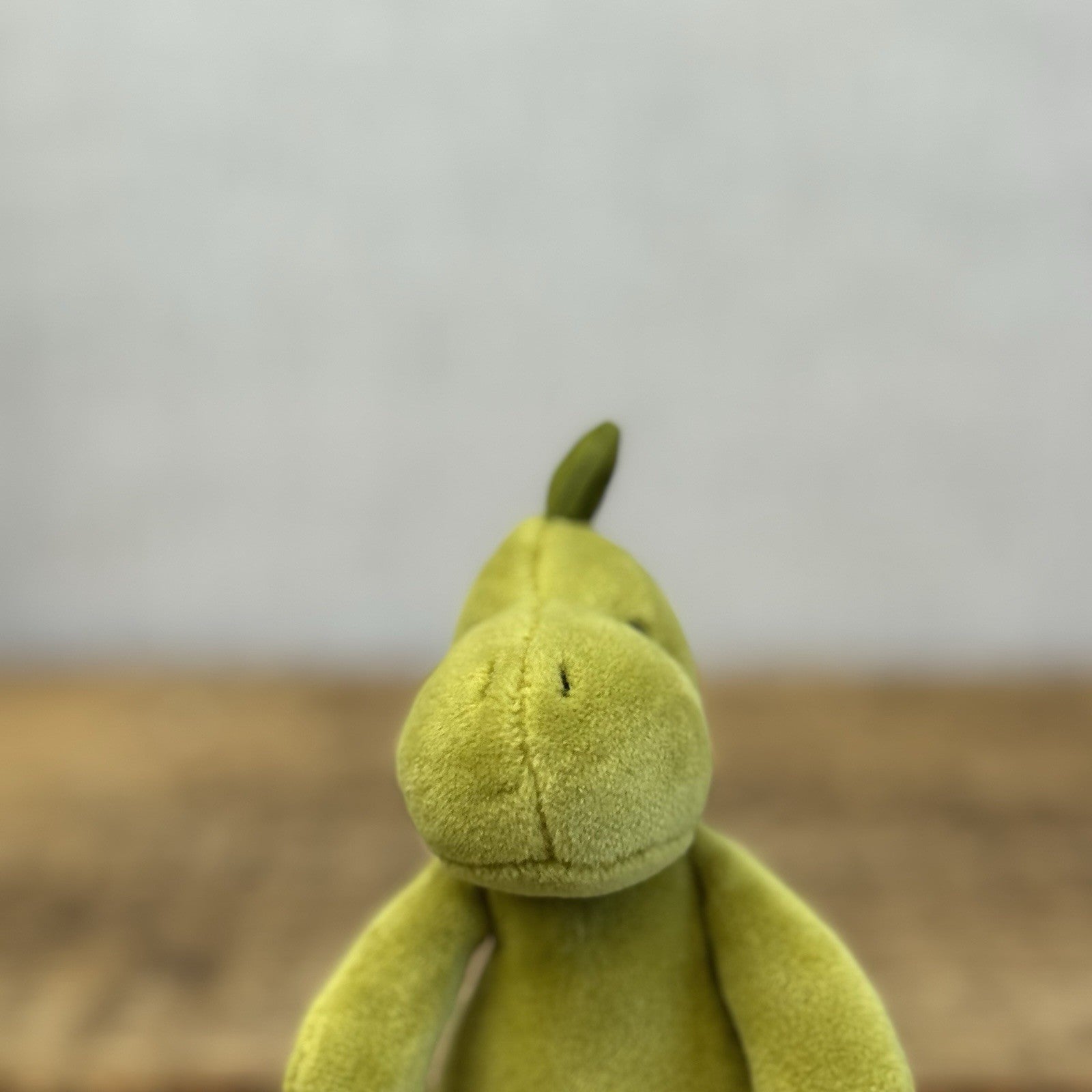 Jellycat My First Dinosaur Rattle - Small Velour Green Rattle Beanie Retired 8"
