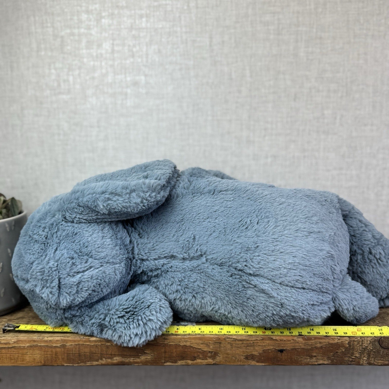 Jellycat Large Huggady Elephant - Big Floppy Elephant Beanie Rare/Retired 26"