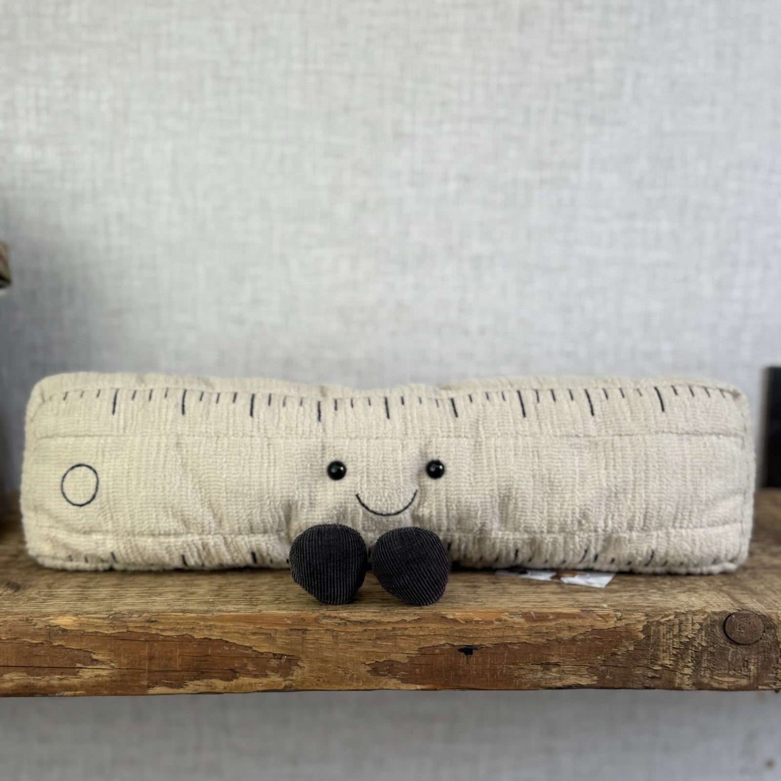 Jellycat Large Amuseable Ruler - Big Ruler Soft Toy Stationary Plush 12”