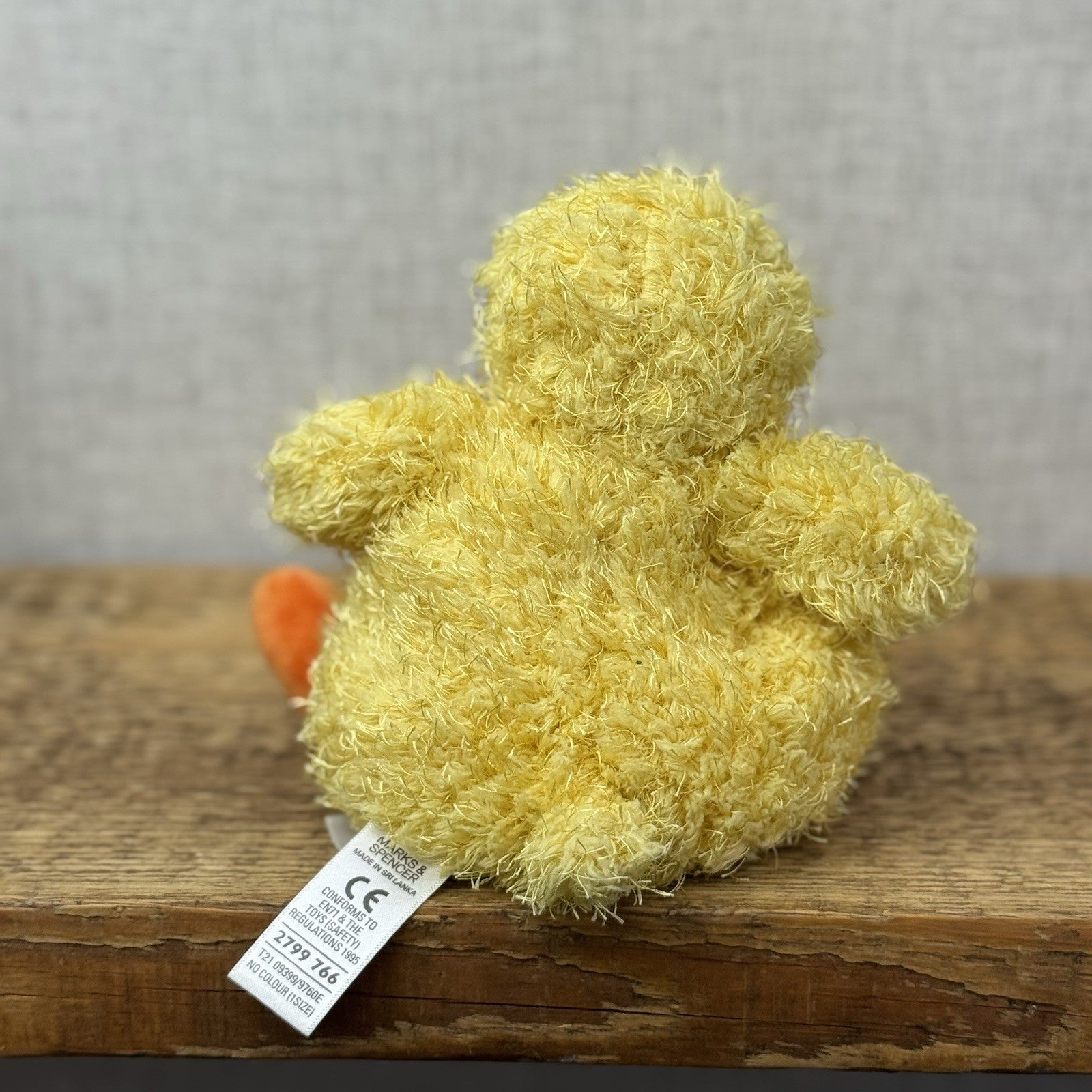 Marks & Spencers Soft Toy - M&S Chubby Chick/Duck Beanie Vintage 2799766