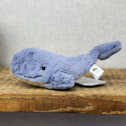 Jellycat Tiny Wilbur Whale - Tiny Blue Soft Beanie Whale Soft Toy BNWOT 6"