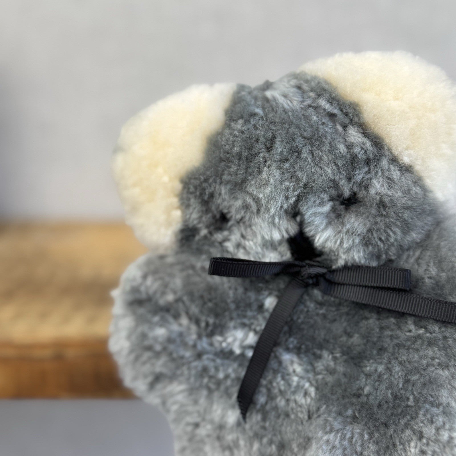 Flat Out Australia Koala Flat Teddy Bear Sheep Fur Baby Teddy Comforter Lovey 8”