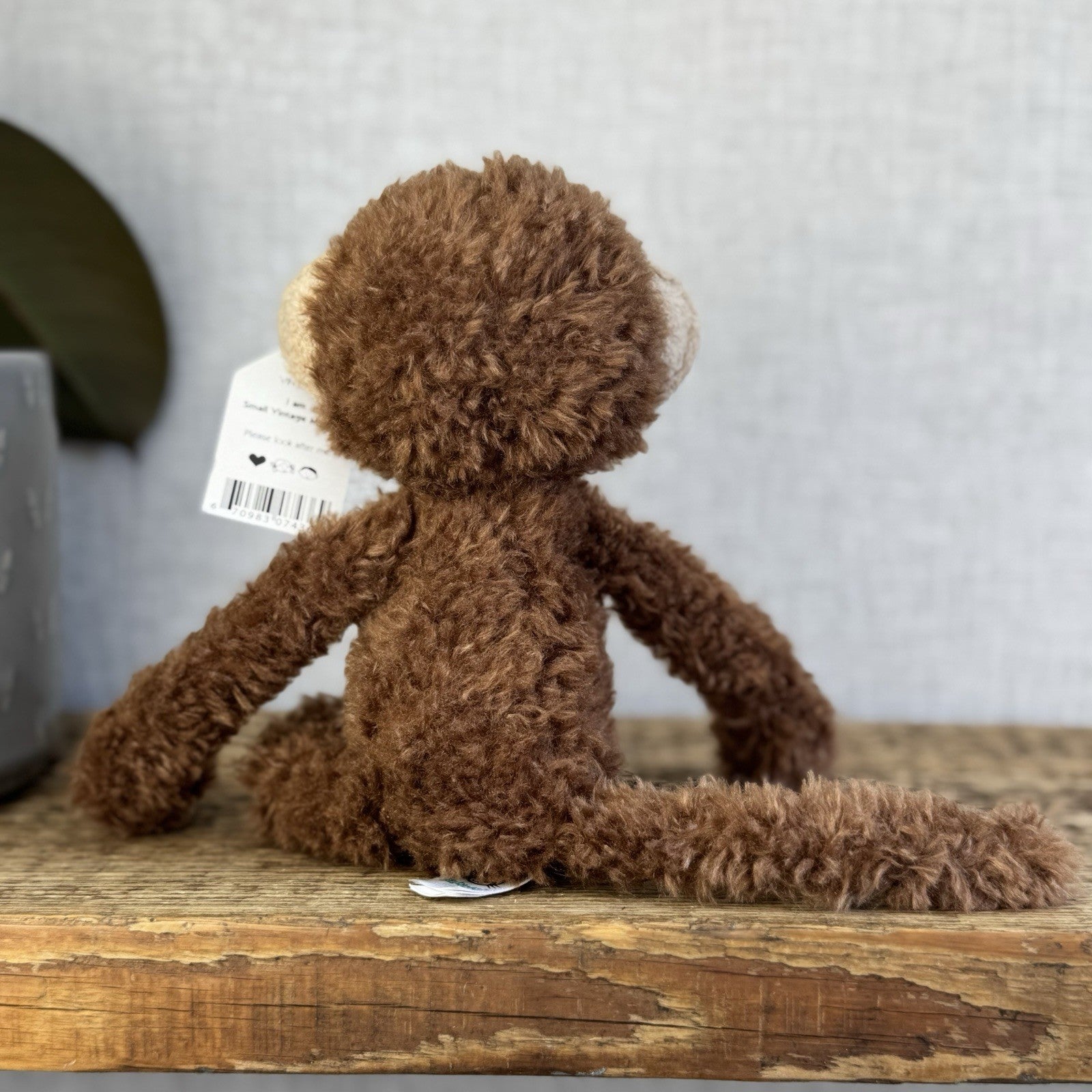 Jellycat Small Vintage Monkey - Brand New With Tags Rare 9"