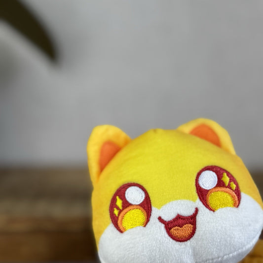 Aphmau MeeMeows - Noi Yellow Cat Glitter Edition Yellow Hooded Cute 6"