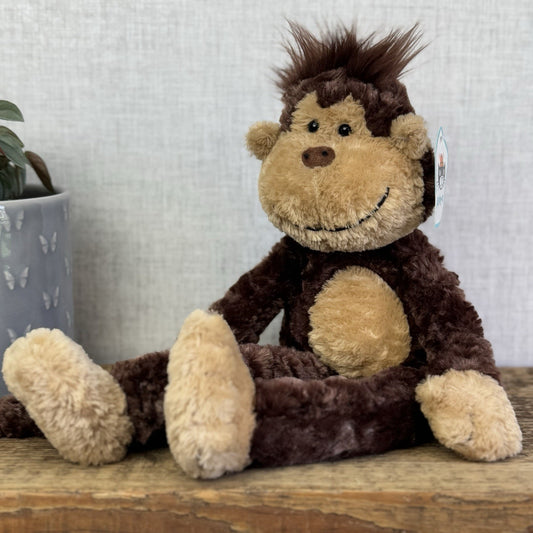Jellycat Small Pickles Monkey - Vintage Jellycat Monkey New With Tags 12" Rare