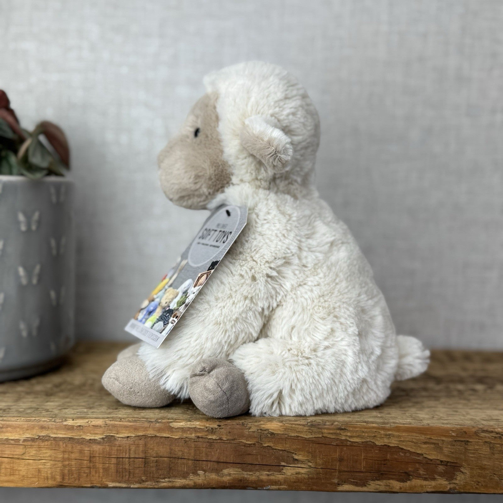 Jellycat Small Libby Lamb - Small Fluffy Lamb Soft Toy Sitting Retired 8"