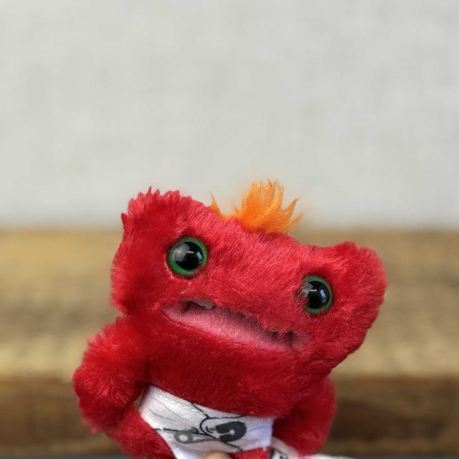 Fuggler Baby Fugg -  Series 3 - Munch Munch Red Fluffy Miniature Fugg Baby 3.5"