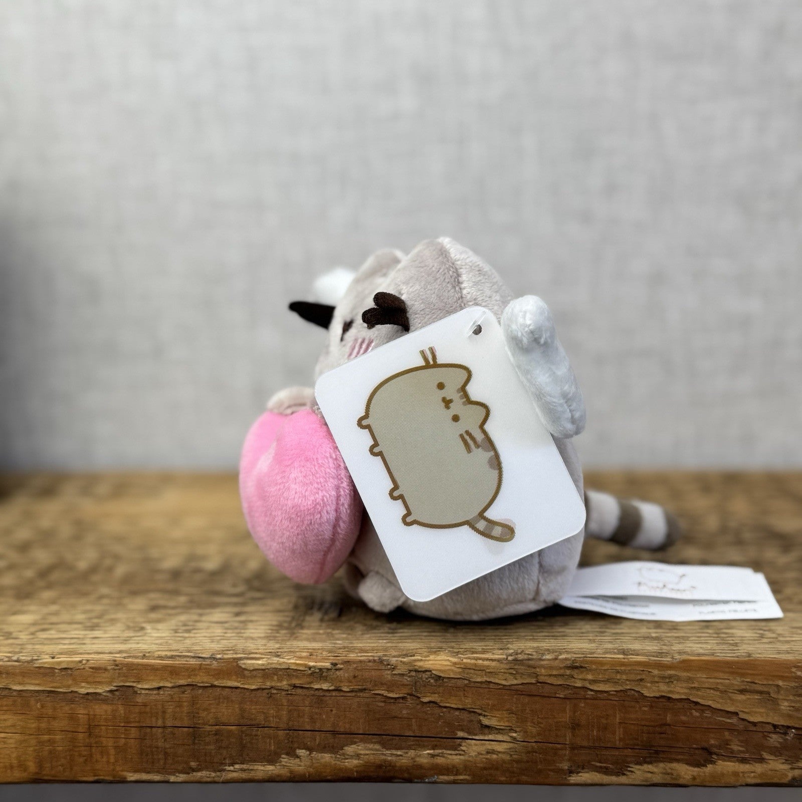 Gund Pusheen Cat - Limited Edition Cupid Pusheen Plush Soft Toy Retired 4”