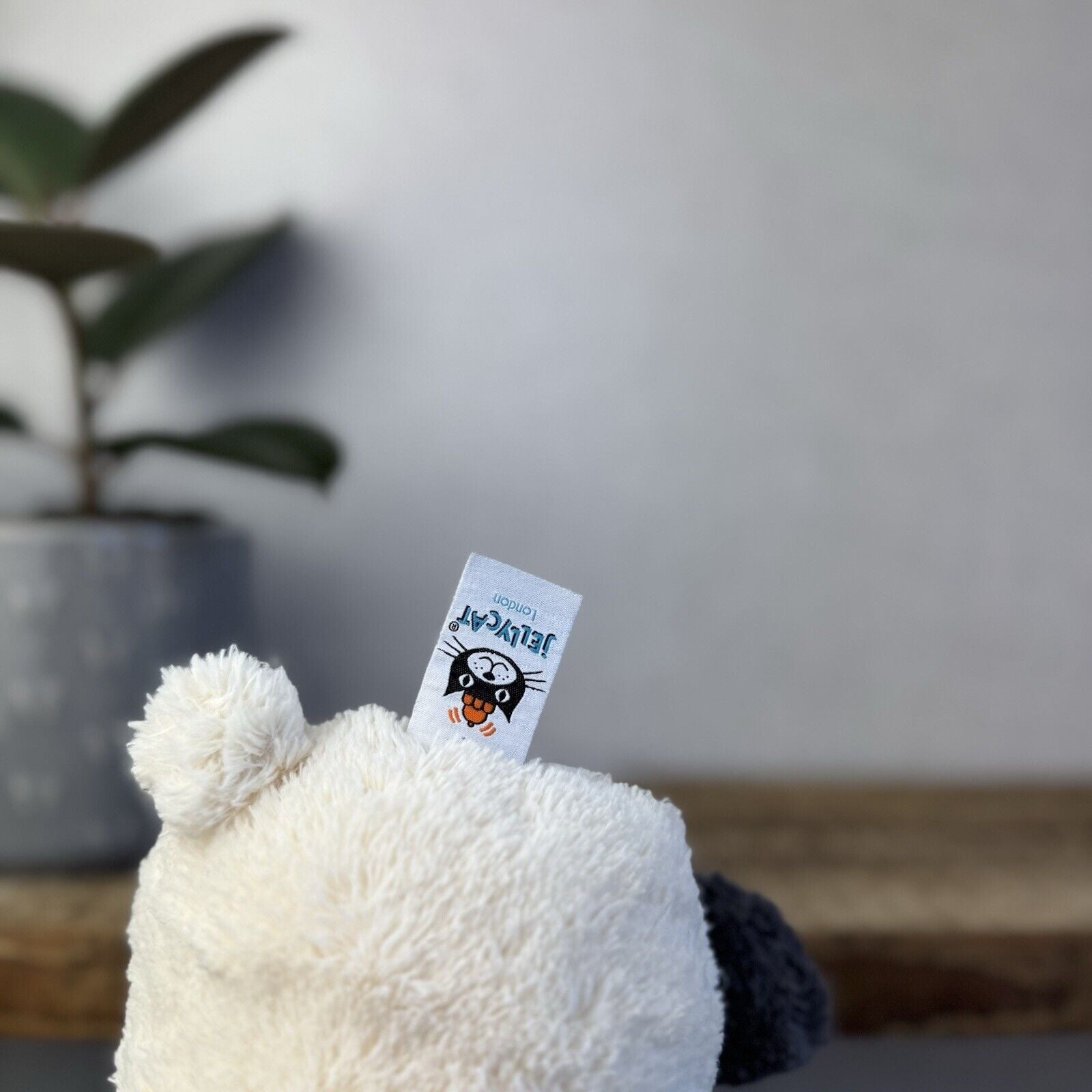 Jellycat Peanut Panda - Medium Peanut Scruffy Small Chubby Panda Plush Beanie 8”