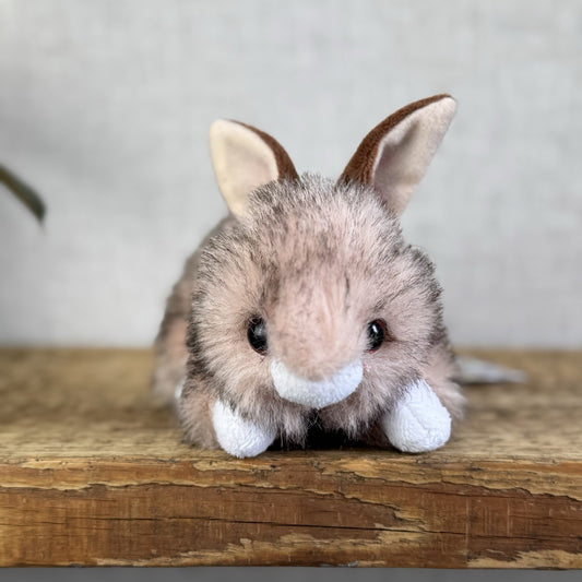 Ty Beanie Babies Buster the Rabbit - Little Brown/beige Fluffy Bunny Soft Toy 6”