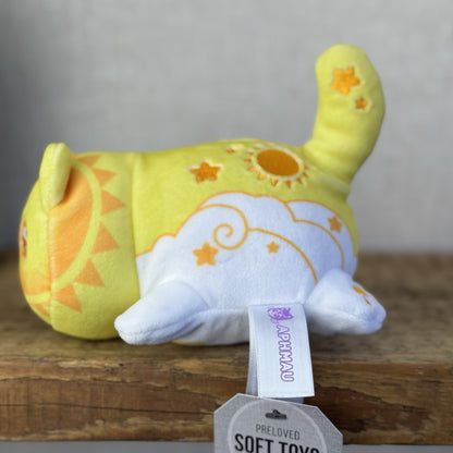 Aphmau MeeMeows - Sun Cat Celestial Mystery Litter - Yellow Sun Cat Plush 5”