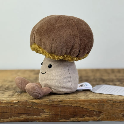 Jellycat Amuseables Toadstool - Small Mushroom With Legs Woodland Plush