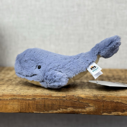 Jellycat Tiny Wilbur Whale - Tiny Blue Soft Beanie Whale Soft Toy BNWOT 6"