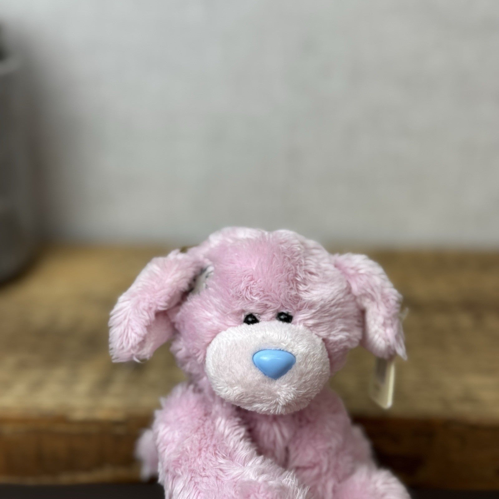 Blue Nose Friends - Tatty Puppy - Pink Fluffy Puppy Retired New With Tags 5"