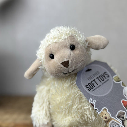 Jellycat Bunglie Tot Lamb / Sheep Small 7” - Beanie Lamb Plush Retired Rare NWOT
