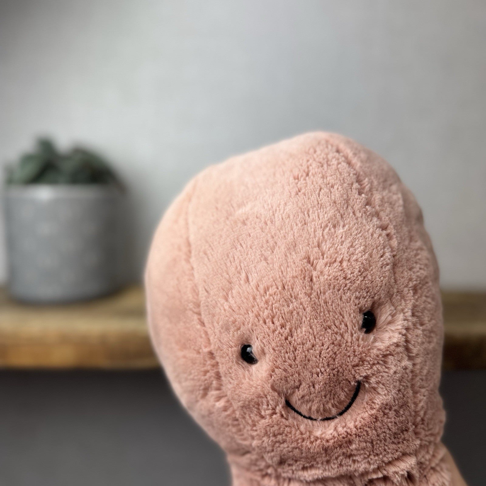 Jellycat Large Odell Octopus - Peach Large Octopus Beanie Retired Pink 20” (#2)