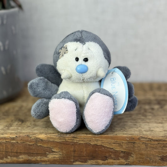 Blue Nose Friends Webster #52 - Mini Grey Spider Collectible Beanie Plush 5"