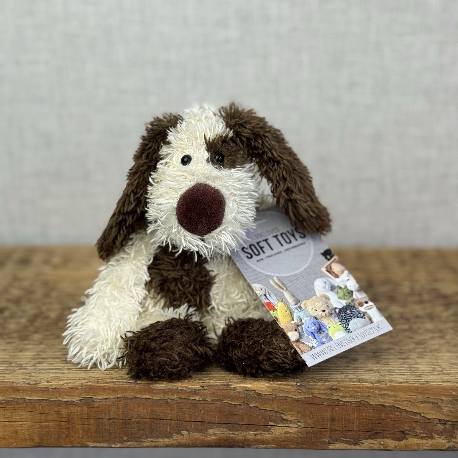 Jellycat Bunglie Tot Dylan Dog - Small Bunglie Puppy Beanie Vintage NWOT (#2)
