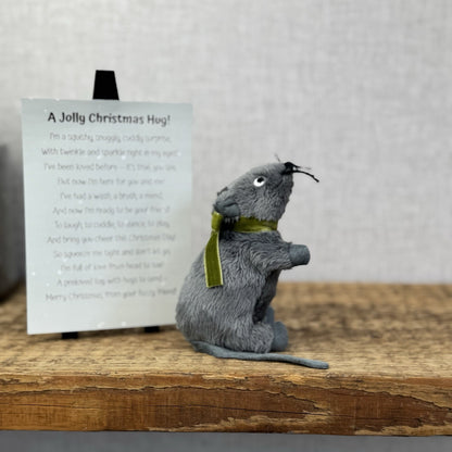 IKEA Gosig Mus Grey Mouse Mini Cute - Christmas Gift Soft Toy Wrapped & Ready