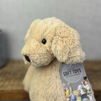 Jellycat Medium Bashful Labrador - Medium Golden Dog Pup Retired Old Plush 12"