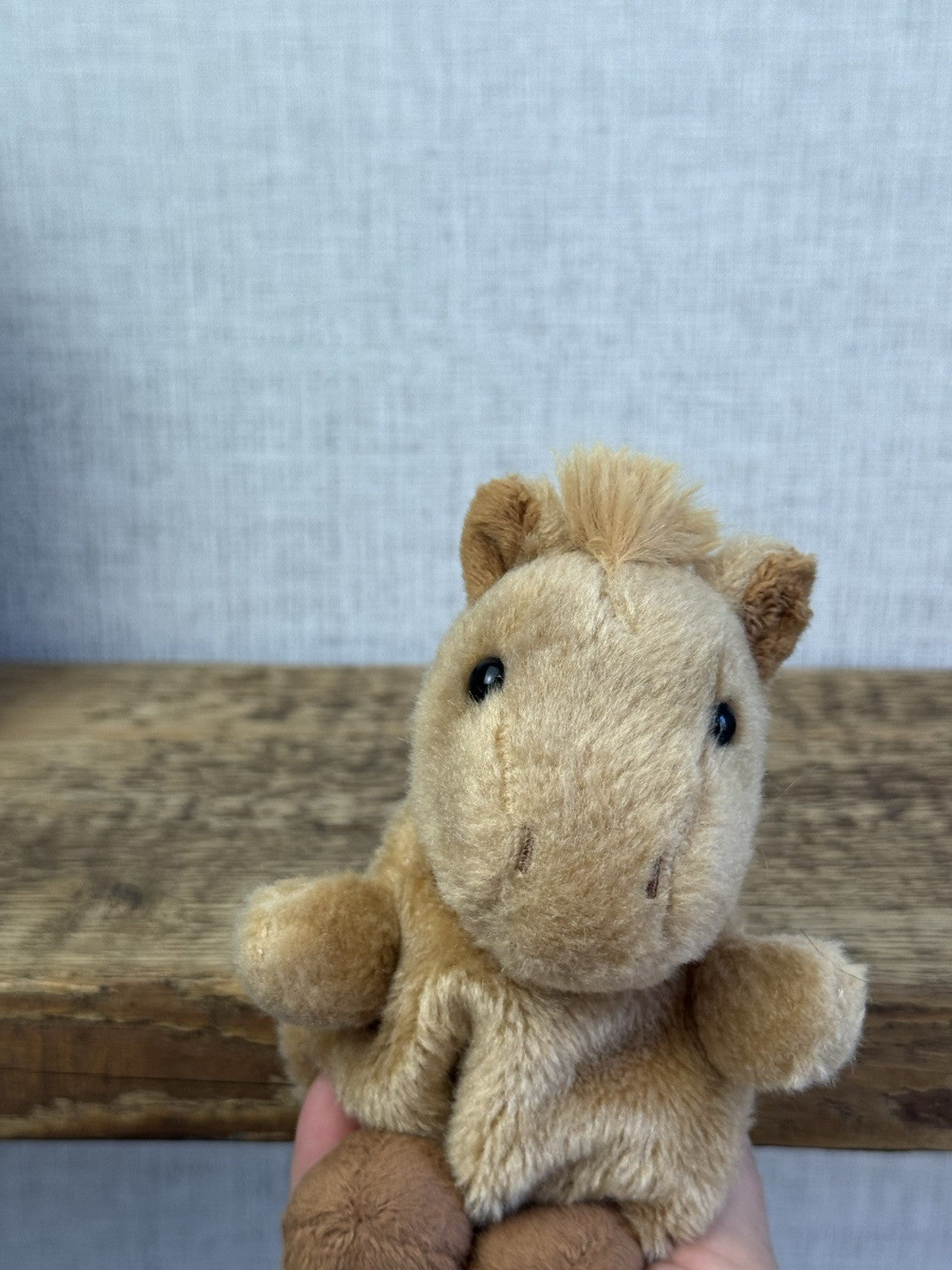 Aurora - Palm Pals Mini Beanbag Plush - Gallop Horse Soft Toy Chesnut Mini 5"