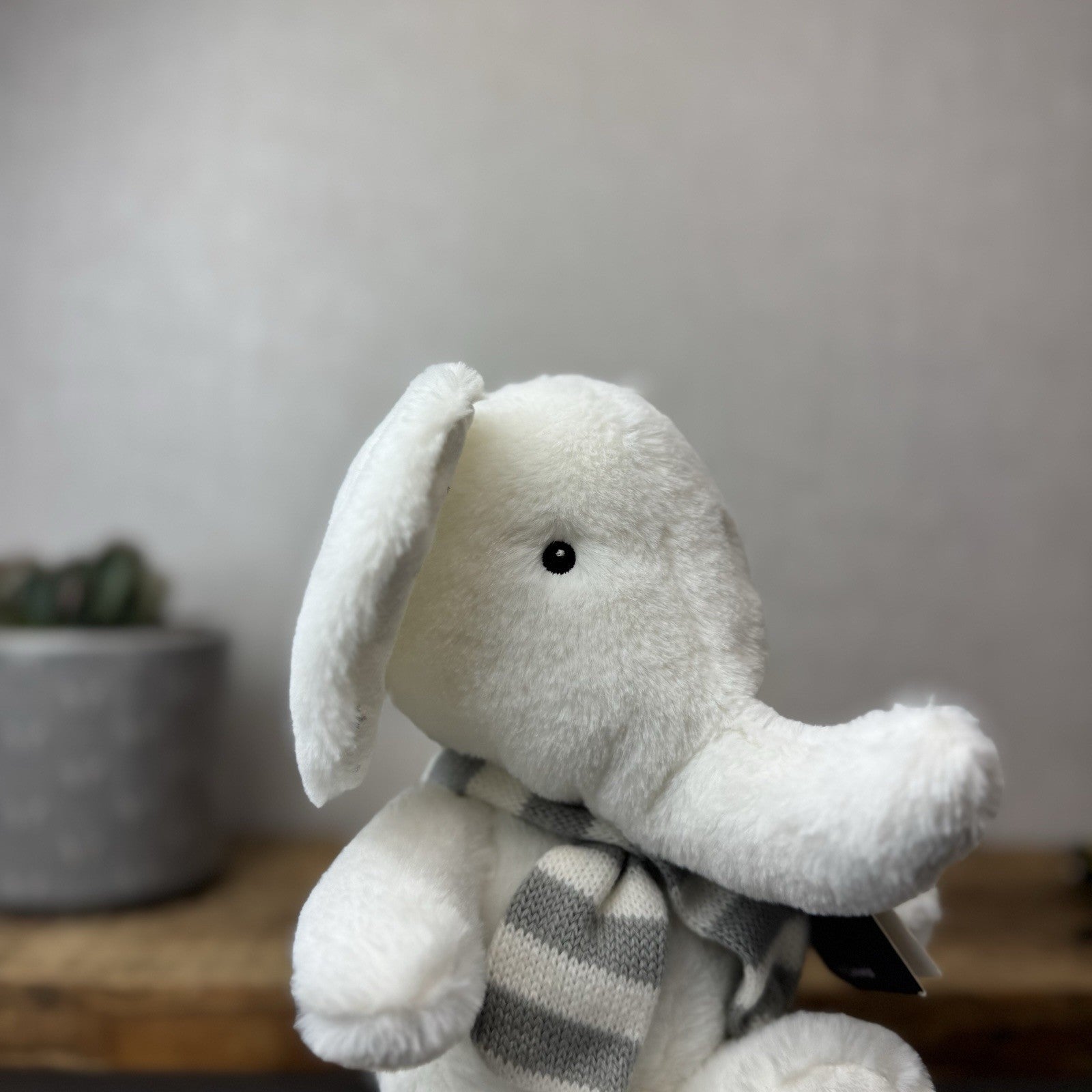 John Lewis (Jellycat Collab) My First Christmas Eelephant Soft Toy Beanie NWT 9"