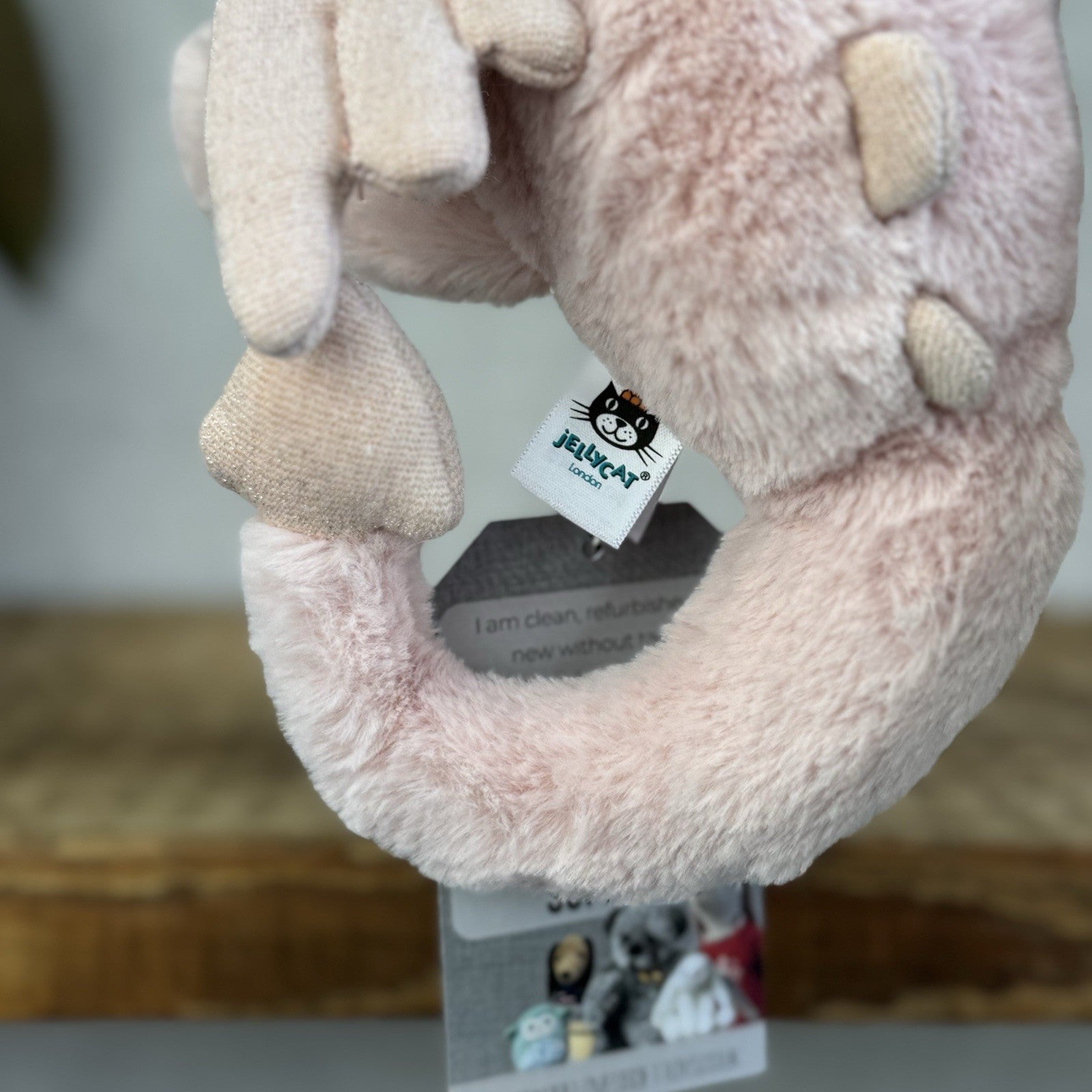 Jellycat Little Rose Dragon - Pink Dragon Soft Toy - Dragon Jellycat Small 12"