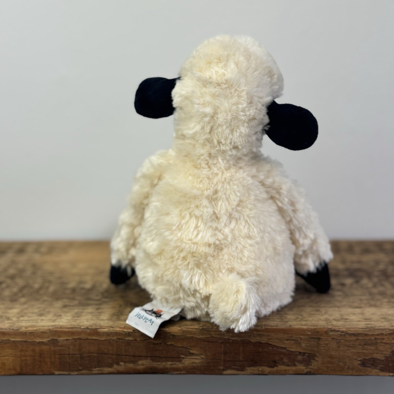Jellycat Small Pickles Black Faced Lamb - Vintage Beanie Lamb Soft Toy NWOT 