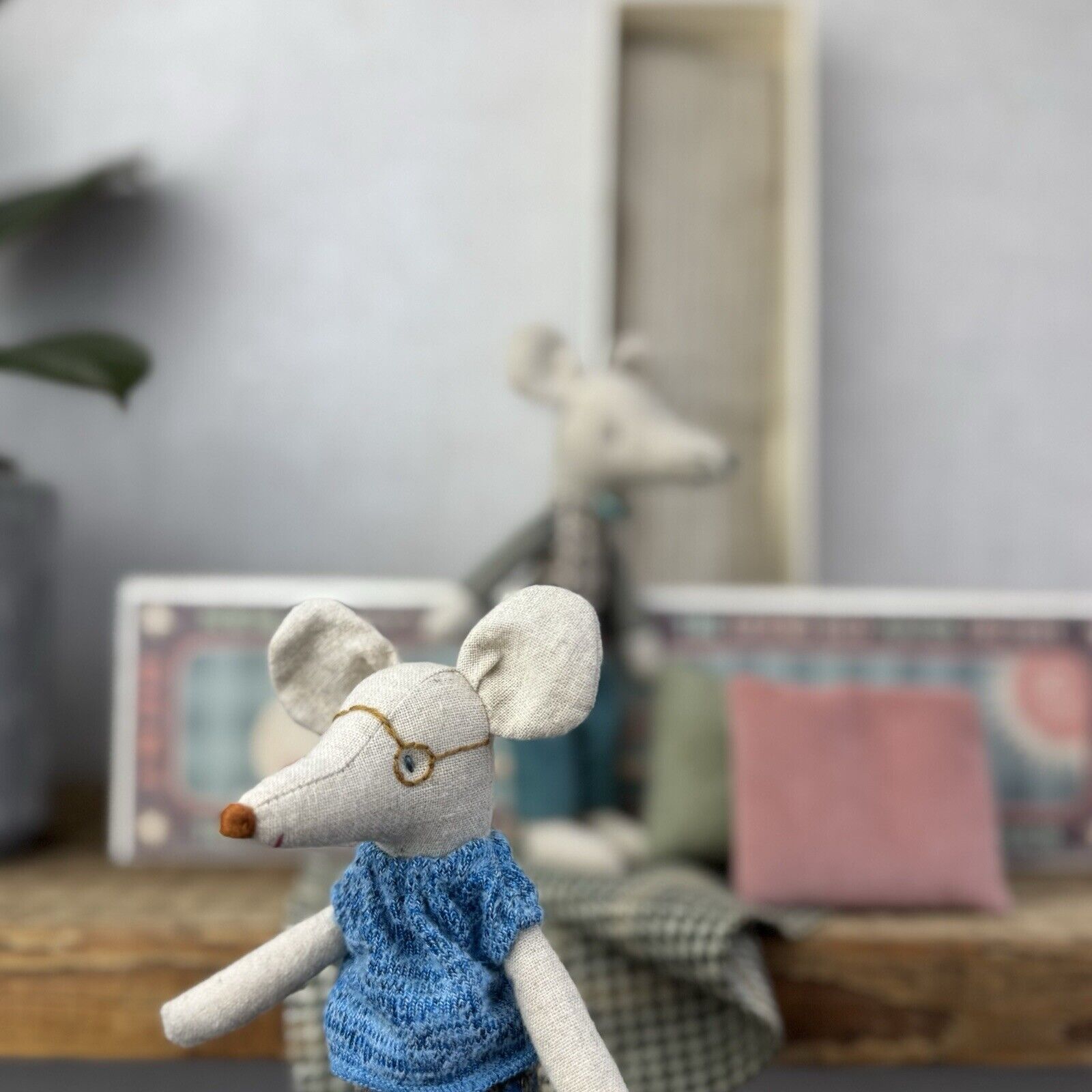 Maileg Grandpa & Grandma Mice - Grandparents In A Box Brand New 16-1743-01