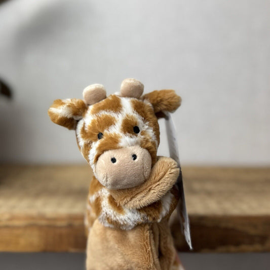 Jellycat Bashful Giraffe Soother - Giraffe Comforter Blanket Neutral Baby Gift