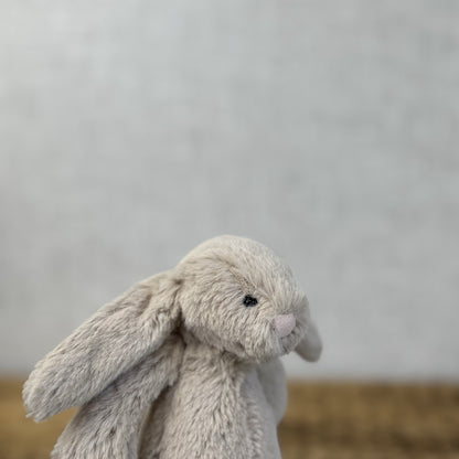 Jellycat Tiny Bashful Beige Bunny - Older Style Fabric Tag Miniature Rabbit 5"