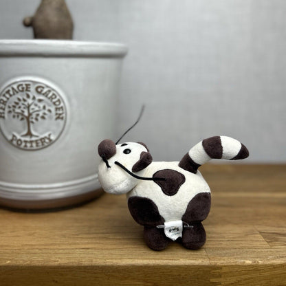 Jellycat Crazy Cat - Brown & White Tiny Vintage Cat - Cat With Whiskers 4”