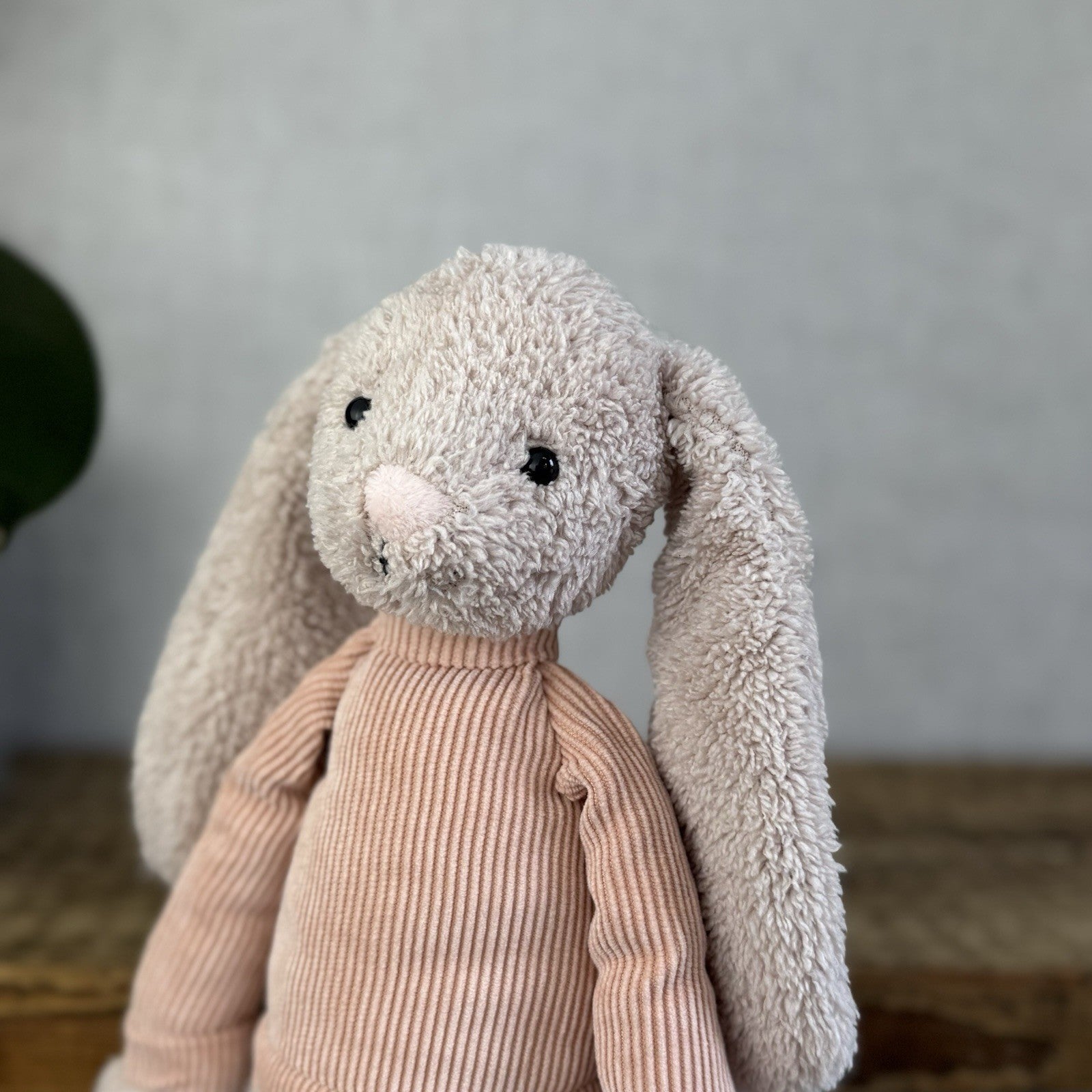 Jellycat Jumble Bunny - Cute Rabbit Plush In Pink Jumper Retired Rare Beanie 12”
