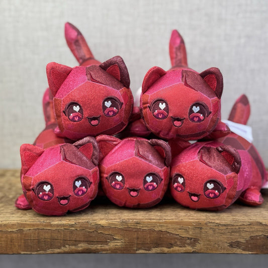 Aphmau MeeMeows - Ruby Cat Red Diamond Cat Collectible Soft Toy Mini 5"