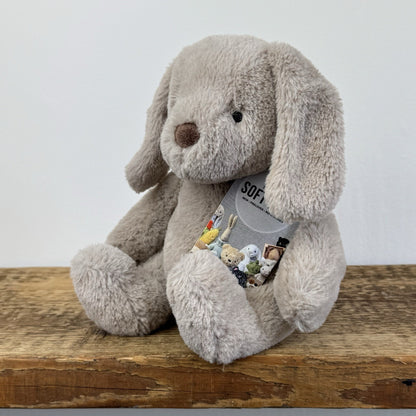 Mothercare Beige Snuggle Puppy Dog Soft Toy Plush (Jellycat Collab) 8”