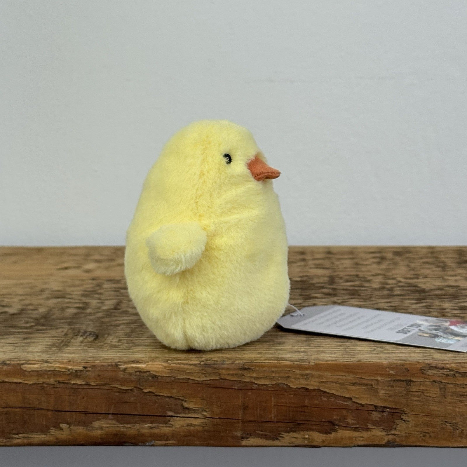 Jellycat Chicky Cheeper Yellow Chick - Tiny Yellow Beanie Chick/Bird 4" Retired