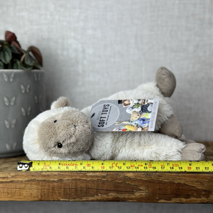 Jellycat Small Libby Lamb - Small Fluffy Lamb Soft Toy Sitting Retired 8"